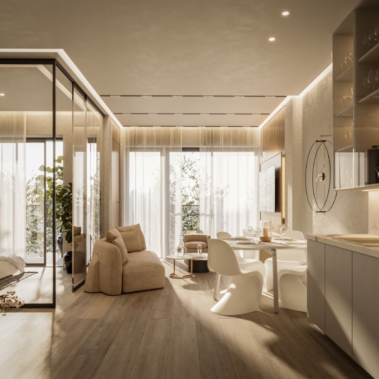 Nowoczesne wnętrza apartamentów Baltic Horizon w Międzyzdrojach